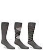 Polo Ralph Lauren Argyle Crew Socks 3-Pack, Color:Charcoal Heather - Image 1