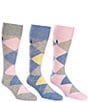 Polo Ralph Lauren Assorted Argyle Dress Socks 3-Pack - Image 1