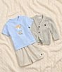 Color:Basic Sand - Image 2 - Baby Boys 3-24 Months Pull-On Sport Short