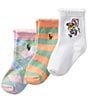 Polo Ralph Lauren Baby Girls Months Kite Bear Socks 3-Pack, Color:Multi - Image 1