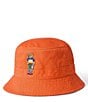 Polo Ralph Lauren Beach Bear Bucket Hat, Color:Sailing Orange - Image 1