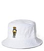 Polo Ralph Lauren Beach Bear Bucket Hat, Color:White - Image 1