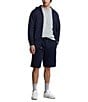 Color:Aviator Navy - Image 3 - Big & Tall 8.25#double; Inseam and 10.25#double; Inseam Double-Knit Shorts