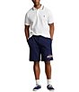Color:Cruise Navy - Image 3 - Big & Tall 9.25#double; Inseam and 11.25#double; Inseam Logo Fleece Shorts