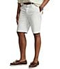 Color:Deckwash White - Image 1 - Big & Tall 9.5#double; and 10.5#double; Inseam Stretch Classic Fit Twill Shorts