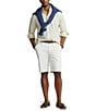 Color:Deckwash White - Image 3 - Big & Tall 9.5#double; and 10.5#double; Inseam Stretch Classic Fit Twill Shorts