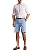 Color:Channel Blue - Image 3 - Big & Tall 9.5#double; and 10.5#double; Inseam Stretch Twill Shorts