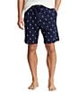 Color:Cruise Navy - Image 1 - Big & Tall All Over Polo Player Knit Pajama Shorts