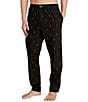 Color:Black - Image 1 - Big & Tall Allover Pony Pajama Sleep Pants