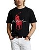 Color:Polo Black - Image 1 - Big & Tall Big Pony Logo Jersey Short Sleeve T-Shirt