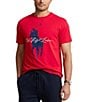 Color:RL 2000 Red - Image 1 - Big & Tall Big Pony Logo Jersey Short Sleeve T-Shirt
