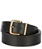 Color:Brown/Black - Image 2 - Big & Tall Casual Reversible Leather Belt