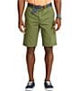 Color:Army Olive - Image 1 - Big & Tall Classic Fit 10 1/4#double; and 11 1/4#double; Inseams Chino Shorts