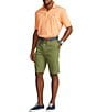 Color:Army Olive - Image 3 - Big & Tall Classic Fit 10 1/4#double; and 11 1/4#double; Inseams Chino Shorts
