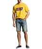 Color:Canary Yellow - Image 3 - Big & Tall Classic Fit 1967 Logo Jersey Short Sleeve T-Shirt