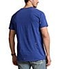 Color:Beach Royal - Image 2 - Big & Tall Classic Fit Big Pony Jersey Paint Splatter Short Sleeve Crew Neck T-Shirt
