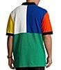 Color:Billiard Multi - Image 2 - Big & Tall Classic-Fit Big Pony Short Sleeve Mesh Polo Shirt