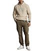 Color:British Olive - Image 3 - Big & Tall Classic-Fit Canvas Cargo Pants