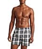 Color:Polo Black/RL2000 Red/Bengal Stripe/RL2000 Red/Sto - Image 2 - Big & Tall Classic-Fit Cotton Woven Boxers 3-Pack