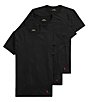 Color:Polo Black - Image 1 - Big & Tall Classic Fit Crew 3-Pack Tees