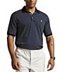 Polo Ralph Lauren Big & Tall Classic Fit Deco Print Soft Cotton Short Sleeve Polo Shirt, Color:Double Deco Refined Navy - Image 1