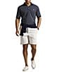 Polo Ralph Lauren Big & Tall Classic Fit Deco Print Soft Cotton Short Sleeve Polo Shirt, Color:Double Deco Refined Navy - Image 3