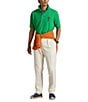 Polo Ralph Lauren Big & Tall Classic Fit Explorer Bear Solid Mesh Short Sleeve Polo Shirt, Color:Summer Emerald - Image 3