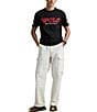 Polo Ralph Lauren Big & Tall Classic Fit Motorsport Graphic Jersey Short Sleeve T-Shirt, Color:Polo Black - Image 3