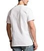 Color:White - Image 2 - Big & Tall Classic Fit Graphic Logo Jersey Short Sleeve T-Shirt