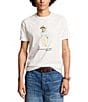 Color:Deckwash White - Image 1 - Big & Tall Classic Fit Hemingway Bear Short Sleeve T-Shirt