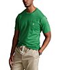 Color:Lifeboat Green - Image 1 - Big & Tall Classic-Fit Jersey Pocket Crewneck Tee
