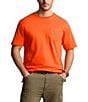 Color:Bright Signal Orange - Image 1 - Big & Tall Classic-Fit Jersey Pocket Crewneck T-Shirt