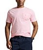 Polo Ralph Lauren Big & Tall Classic Fit Jersey Pocket Crewneck T-Shirt, Color:Bath Pink - Image 1