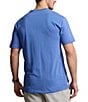 Color:New England Blue - Image 2 - Big & Tall Classic Fit Logo Jersey Short Sleeve T-Shirt
