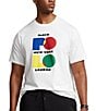 Color:White - Image 1 - Big & Tall Classic-Fit Logo Short Sleeve Jersey T-Shirt