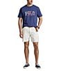 Polo Ralph Lauren Big & Tall Classic Fit Madras-Logo Jersey Short Sleeve T-Shirt, Color:Light Navy - Image 3