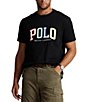 Color:Polo Black - Image 1 - Big & Tall Classic-Fit Multi-Color Logo Short-Sleeve Tee