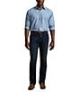 Polo Ralph Lauren Big & Tall Classic Fit Performance Stretch Oxford Long Sleeve Woven Shirt, Color:BSR Blue - Image 3