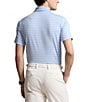 Color:Blue Hyacinth/Ceramic White - Image 2 - Big & Tall Classic Fit Performance Stretch Short Sleeve Polo Shirt