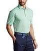 Color:Celadon - Image 1 - Big & Tall Classic Fit Soft Cotton Multi-Colored Pony Polo Shirt