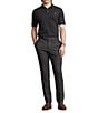 Color:Black Marl Heather - Image 3 - Big & Tall Classic-Fit Soft Cotton Short-Sleeve Polo Shirt