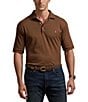 Color:Pale Russet - Image 1 - Big & Tall Classic Fit Soft Cotton Multi-Colored Pony Polo Shirt