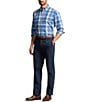 Color:Blue Multi - Image 3 - Big & Tall Classic Fit Large Plaid Oxford Long Sleeve Woven Shirt