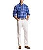 Color:Blue Multi - Image 3 - Big & Tall Classic Fit Plaid Oxford Long Sleeve Woven Shirt
