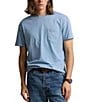 Color:Vessel Blue - Image 1 - Big & Tall Classic Fit Pocket Crewneck T-Shirt