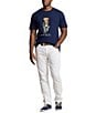 Color:Newport Navy - Image 3 - Big & Tall Classic Fit Polo Bear Short Sleeve T-Shirt