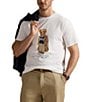 Polo Ralph Lauren Big & Tall Classic Fit Polo Heritage Bear Jersey T-Shirt, Color:White - Image 1