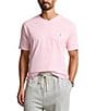 Color:Garden Pink - Image 1 - Big & Tall Classic Fit Short Sleeve Cotton Jersey V-Neck T-Shirt
