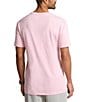 Color:Garden Pink - Image 2 - Big & Tall Classic Fit Short Sleeve Cotton Jersey V-Neck T-Shirt