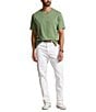 Color:Cargo Green Heather - Image 3 - Big & Tall Classic-Fit Short-Sleeve Cotton Jersey V-Neck T-Shirt